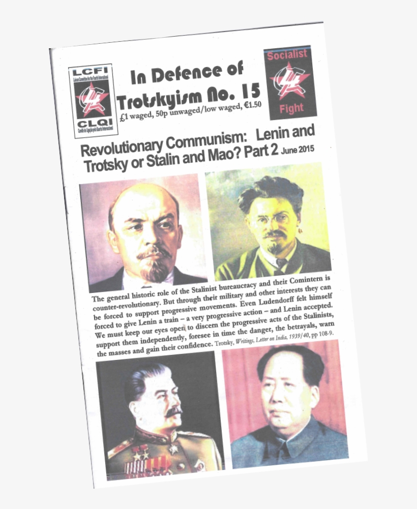Trotsky And The Materialist Analysis Of Stalinism By - Newspaper, transparent png #7938871