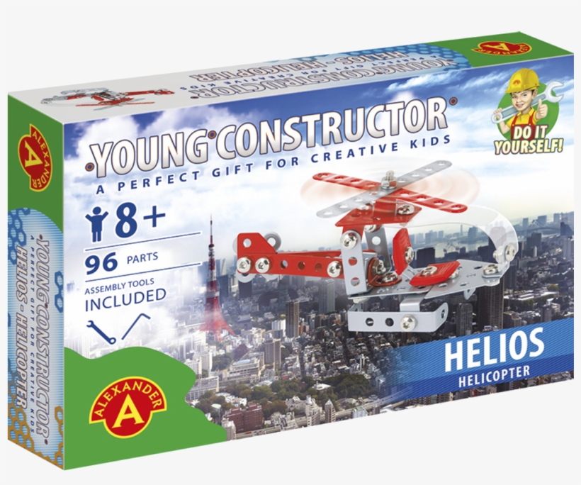 Vehículo Armable Alexander - Mały Konstruktor Alexander Helikopter, transparent png #7939143