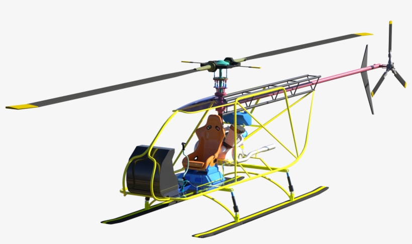 Above Example Shows A Prototype With Color Id Already - Helicopter Rotor, transparent png #7939168