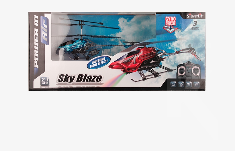 Helicóptero Power In Air Sky Blaze - Helicopter Rotor, transparent png #7939561