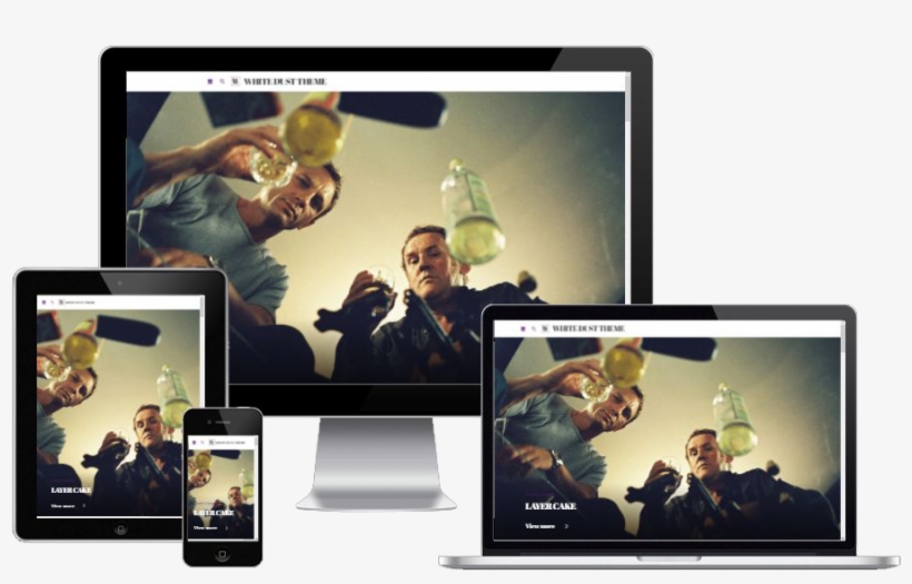 White Dust Pro Theme - Layer Cake Movie, transparent png #7940300