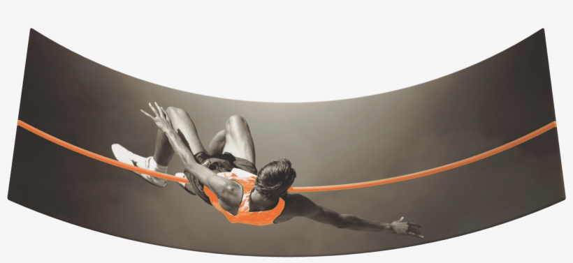 2d Curved Hanging Trade Show Banner - Extreme Sport, transparent png #7940327