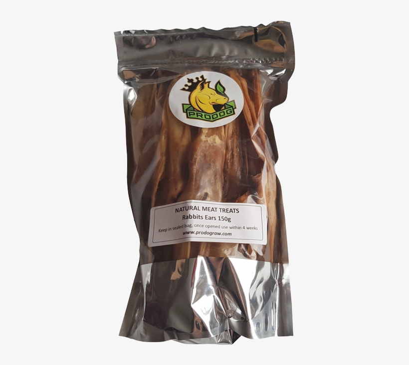 Natural Dog Treat Rabbits Ear - Chocolate, transparent png #7940331