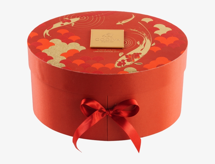 Chinese New Year Oval Luxury Gift Box, 36 Pieces - Box, transparent png #7940416