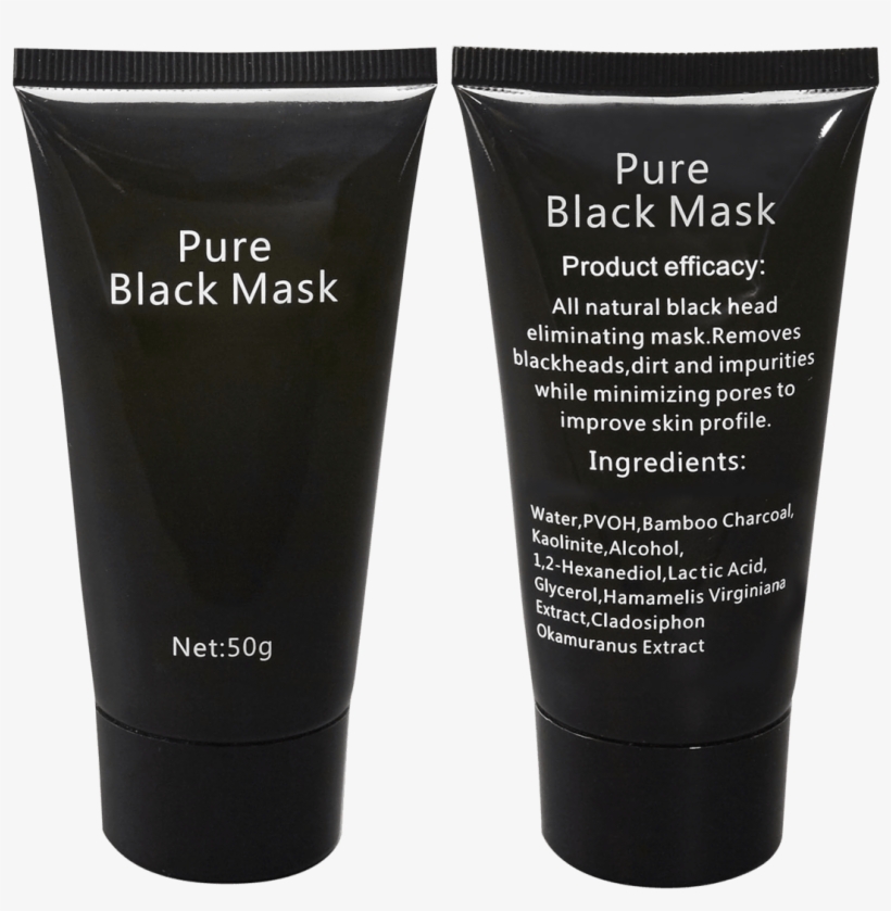 Buy It $14 $30 Save 53% - Pure Black Mask, transparent png #7940468