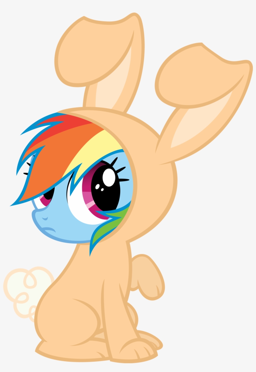 My Little Pony Rainbow Dash Bunny, transparent png #7940501