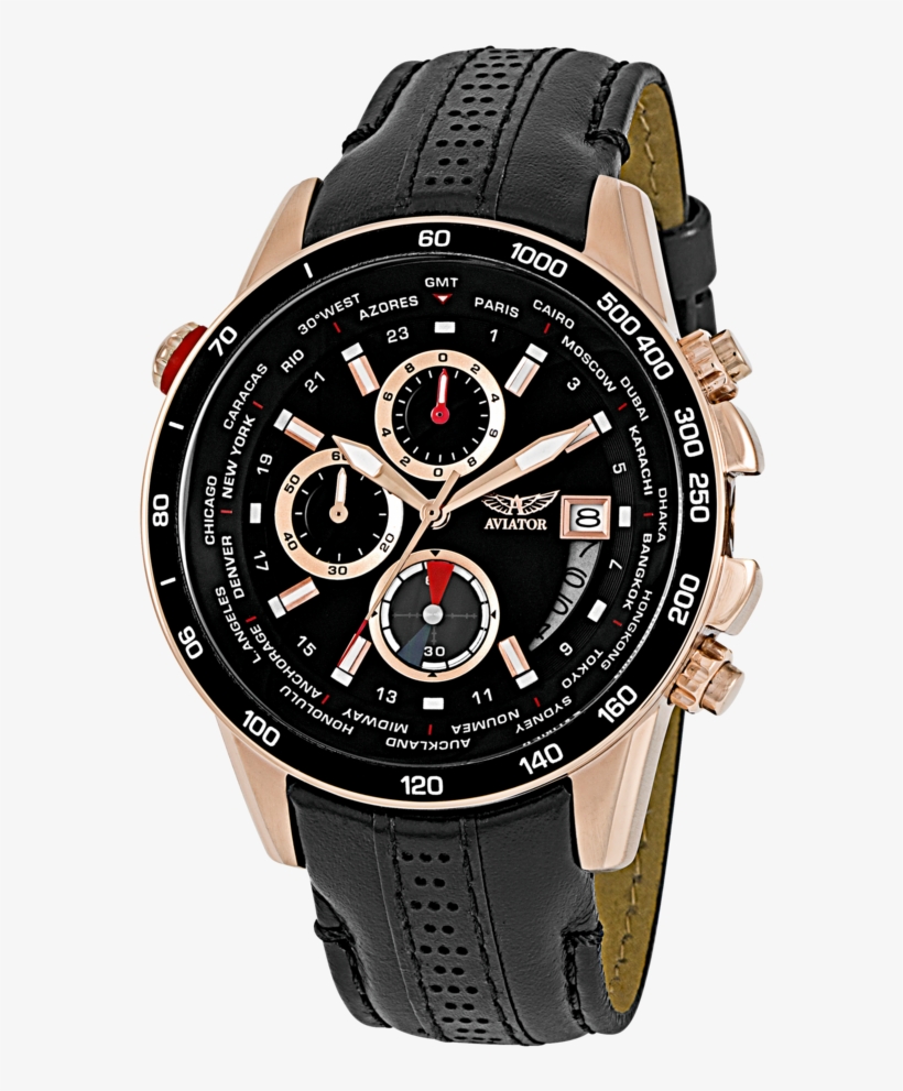 Product Details - Delivery - Aviator Traveller Collection Watch, transparent png #7941196