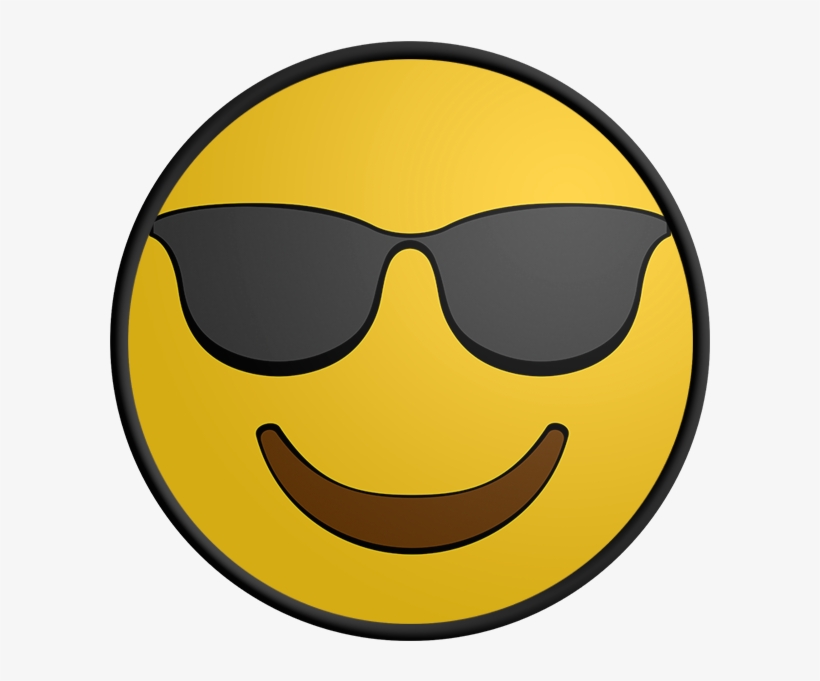 Tl-007 - Emoji Con Lentes, transparent png #7941231