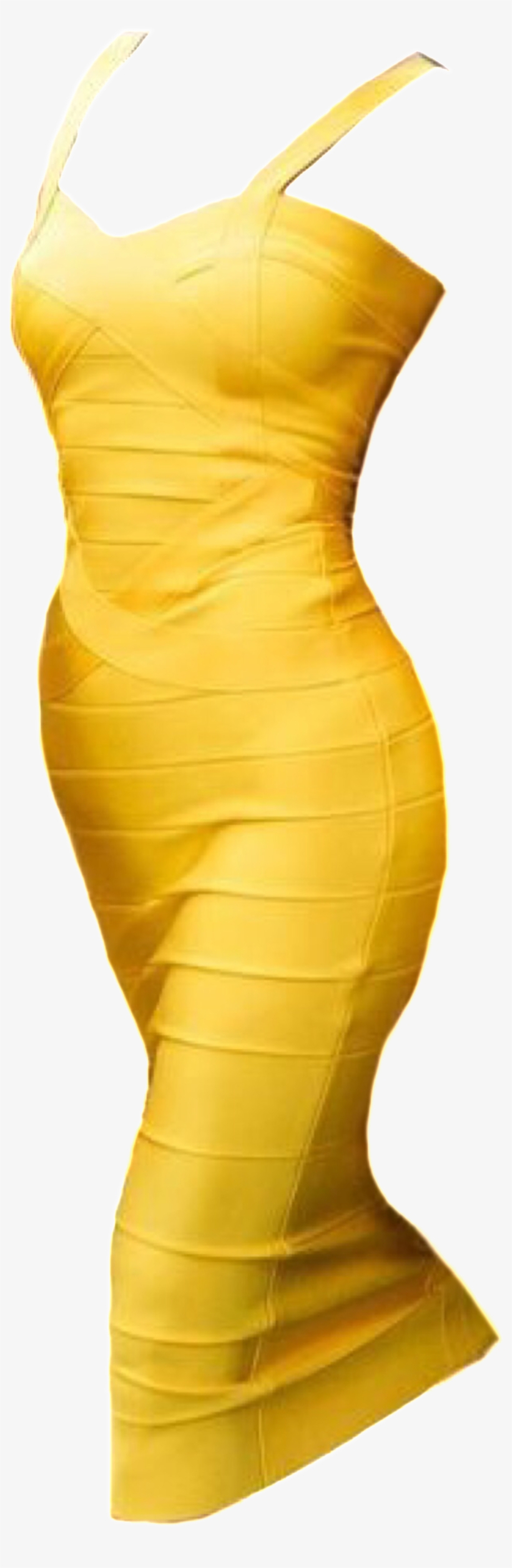 Yellow Dress Polyvore Moodboard Filler Dress Png, Dress - Yellow Moodboard Png, transparent png #7941526