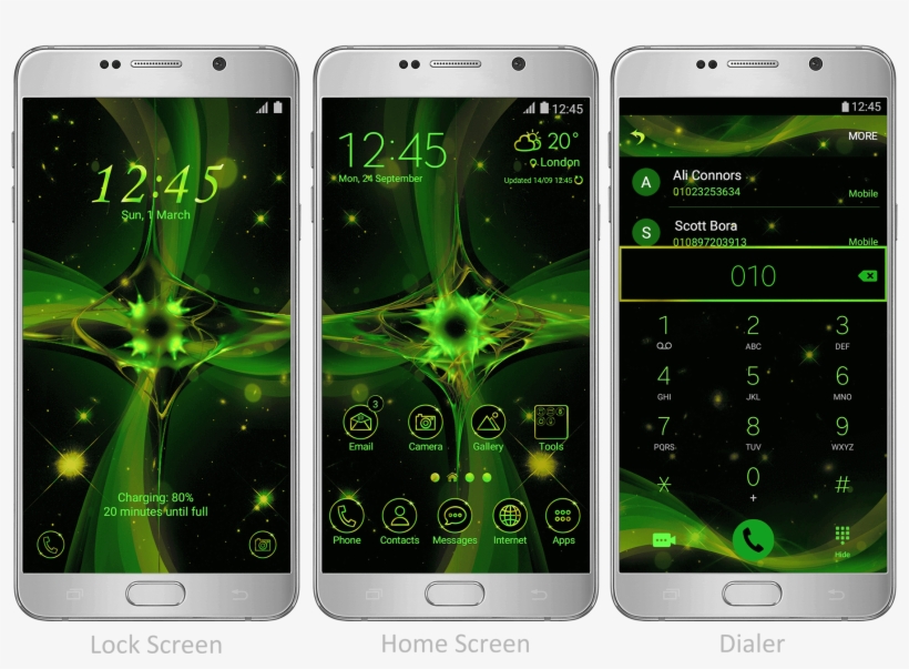 Green Flare - Steampunk Phone Theme, transparent png #7941698