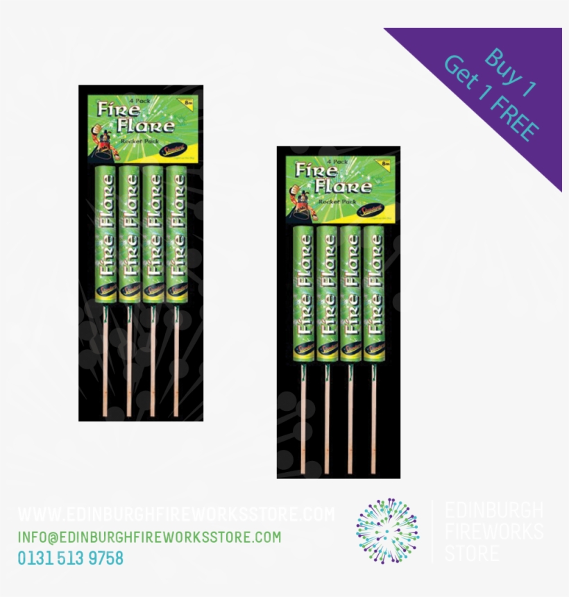 Fire Flare 18 Deal By Edinburgh Fireworks Store - Writing, transparent png #7942082