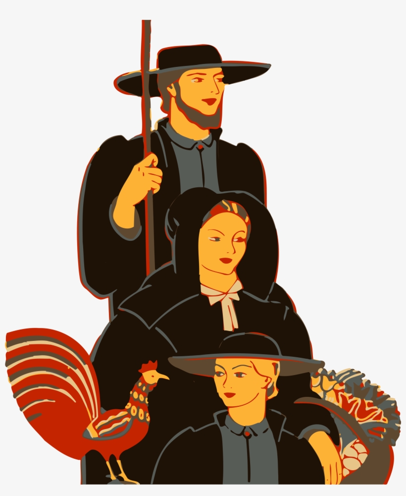 Vector Clipart Family - Amish Family Clipart, transparent png #7942610