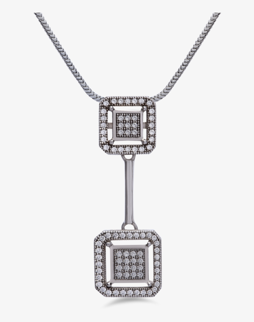 Studded Pendant - Locket, transparent png #7942814