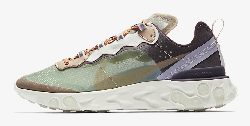 Nike React Element 87 X Undercover, transparent png #7943012