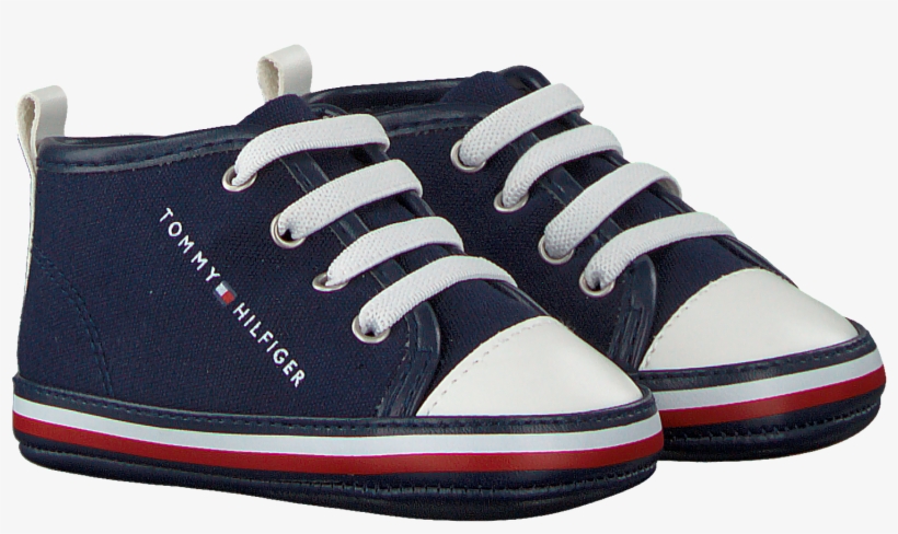 Blue Tommy Hilfiger Baby Shoes Lace-up Shoe - Skate Shoe, transparent png #7943064