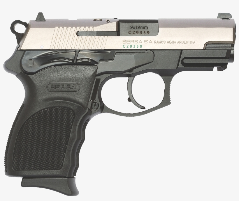 Bersa T9dtp13 Thunder Pro Ultra Compact Da/sa 9mm - Bersa Thunder 9mm Ultra Compact, transparent png #7943749