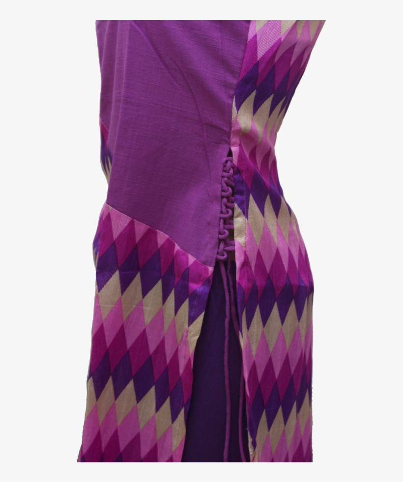 Thams Kurta Collar/double Color/shoe Lace Styled - Cocktail Dress, transparent png #7943798