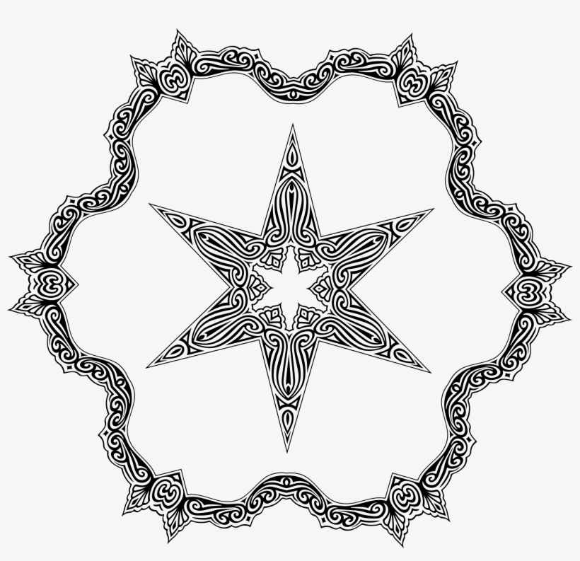 Ornate Flourish Design - Cute Tractor Drawing, transparent png #7944170