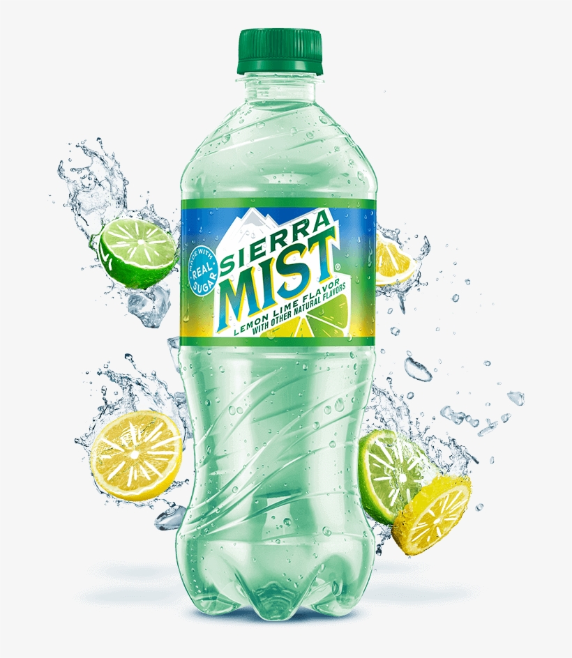 Sierra Mist - 20oz Bottle - New Sierra Mist Can, transparent png #7944256