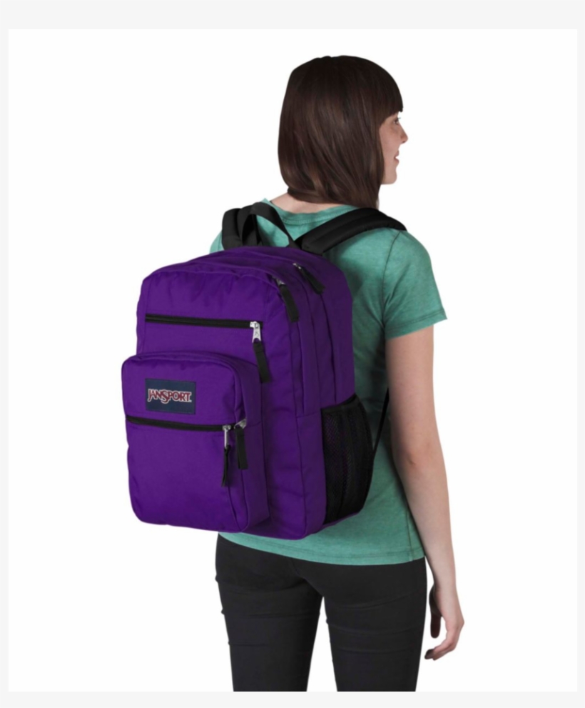 jansport big student backpack pink mist