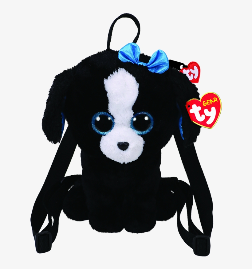 Tracey The Black Dog - Tracey Beanie Boo Backpack, transparent png #7945014