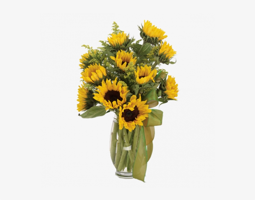 Sunflower Fields - Wedding Elegant Sunflower Centerpieces, transparent png #7945431