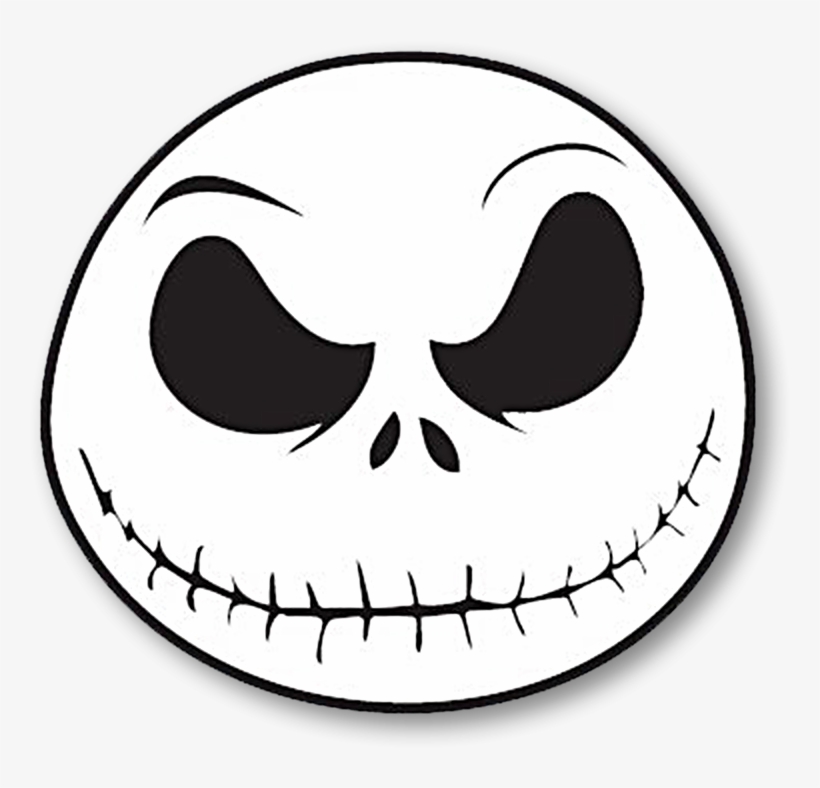 Jack Skellington Face Png - Nightmare Before Christmas Png, transparent png #7945518