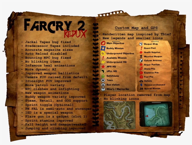 Far Cry 2 Redux - Far Cry 2, transparent png #7945913