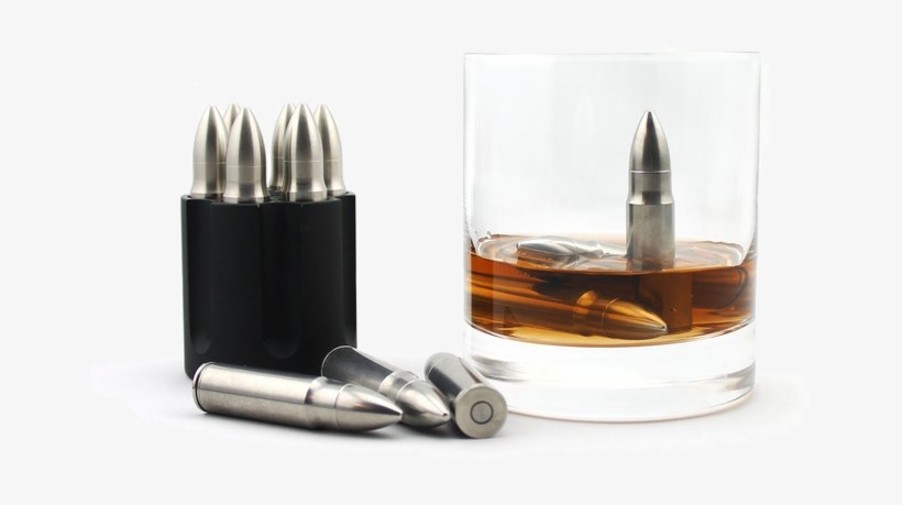 Sipdark Whiskey Bullet And Cylinder - Ice Bullets For Drinks, transparent png #7946659