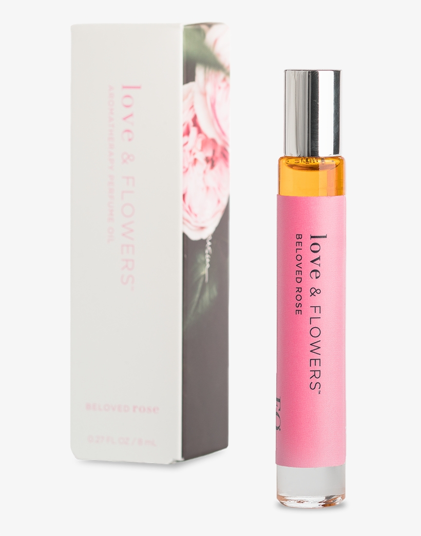 Eo Beloved Rose Natural Essential Oil Perfume - Lip Gloss, transparent png #7947143