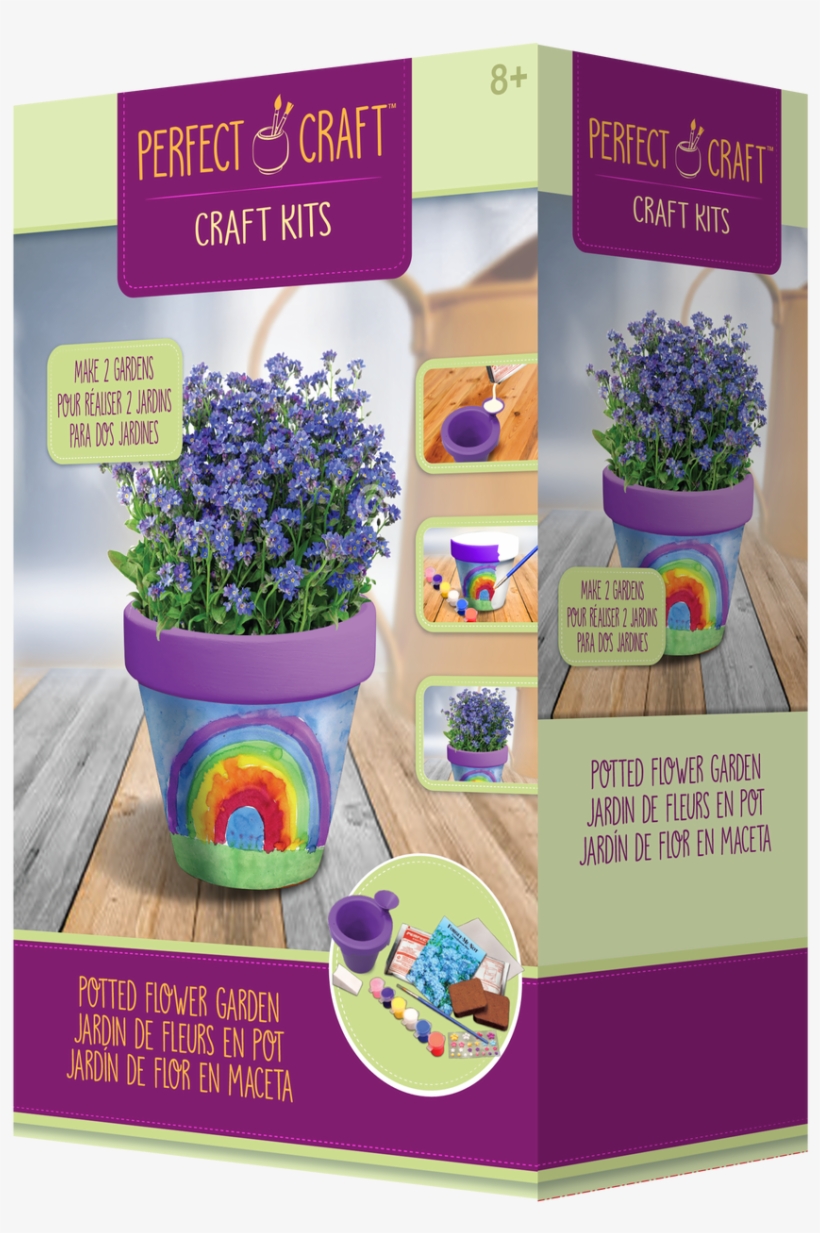 Perfect Craft Flower Garden Kit - Bellflower, transparent png #7947745
