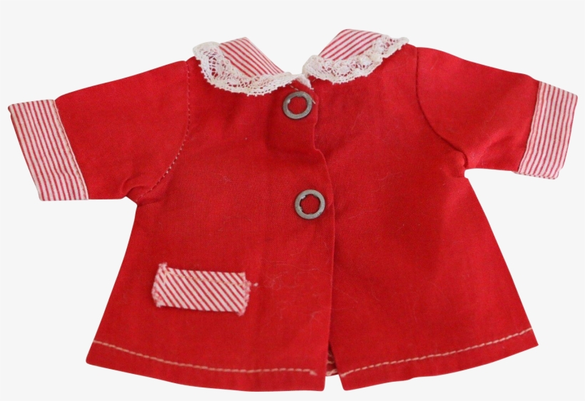 1950's Shirley Temple Play Top For 12" Doll - Button, transparent png #7947843