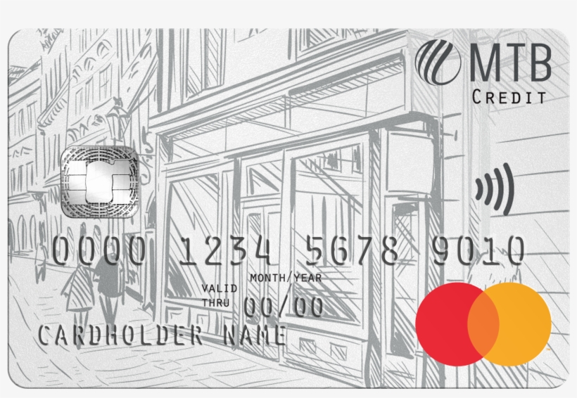Credit Card Mastercard Standard - Sketch, transparent png #7948701