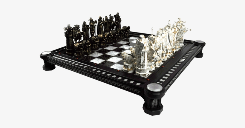 Harry Potter Chess Set Transparent Background - Harry Potter Deluxe Chess Set, transparent png #7948956