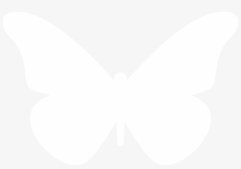 Imagine If Reimagine Yourself - White Butterfly Silhouette Png, transparent png #7949282