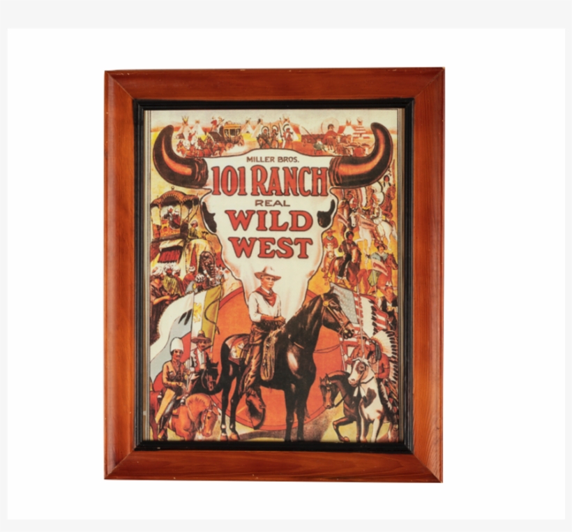 Wooden Frame - Wild West Posters, transparent png #7949453