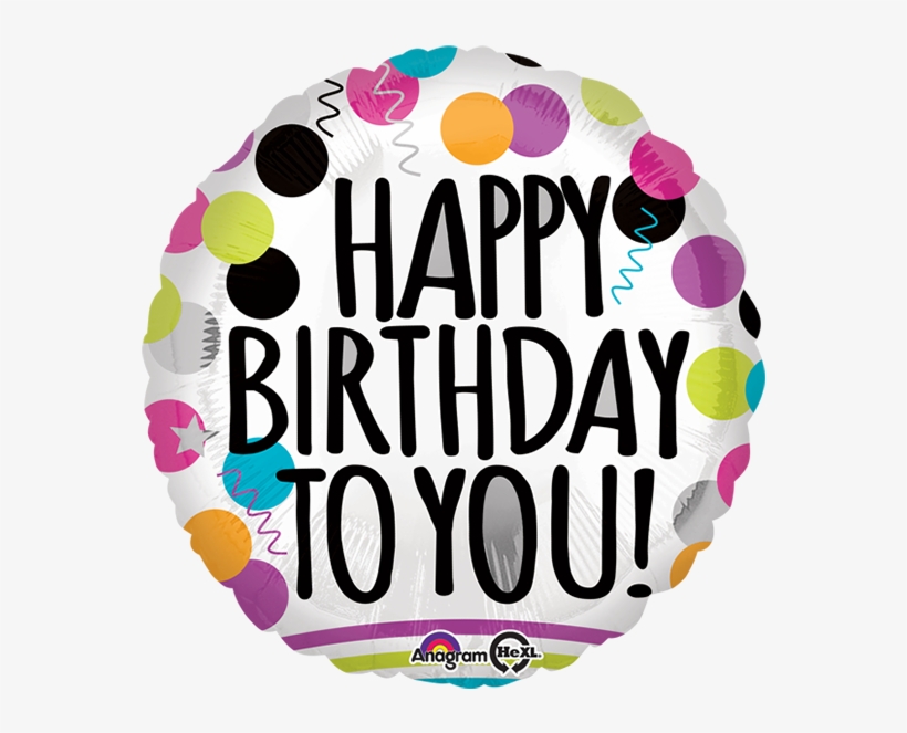 Globo Black & White Hbd, transparent png #7949458