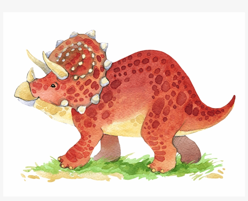 Home - Dinosaur Transparent Watercolor, transparent png #7949672