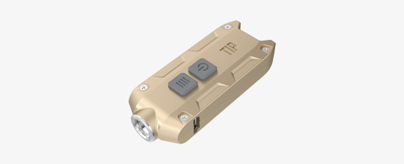 Nitecore Tip2017 360 Lumens Gold Key Ring - Nitecore Tip Gold, transparent png #7949910