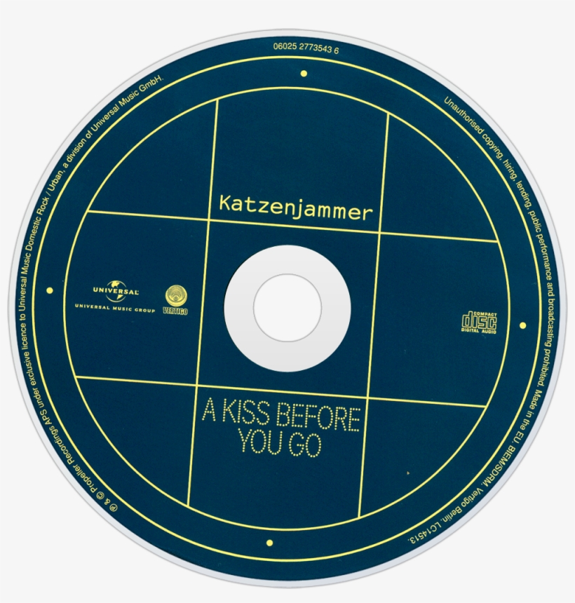 Katzenjammer A Kiss Before You Go Cd Disc Image - Katzenjammer A Kiss Before You, transparent png #7949914