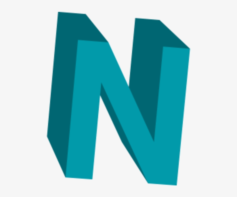 Letter N Icon - Gambar Huruf N 3d, transparent png #7950093