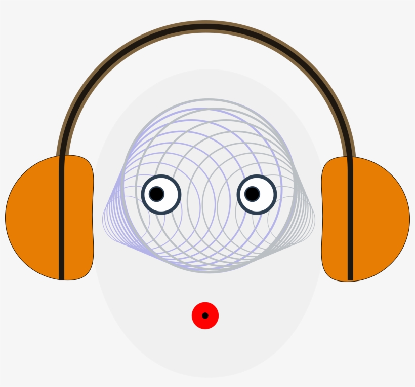 Headphones Clipart Rainbow - Binaural Beats Gif, transparent png #7951191