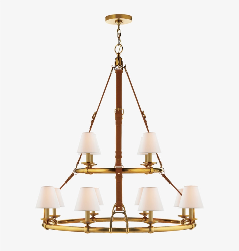 Enlarge Image - Ralph Lauren Westbury Double Tier Chandelier, transparent png #7951329