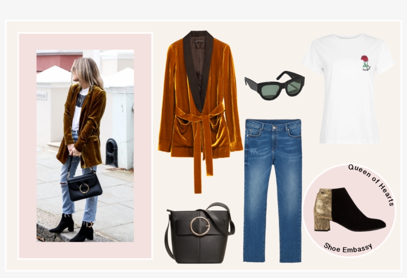 Velvet Trend Outfit - Handbag, transparent png #7951735