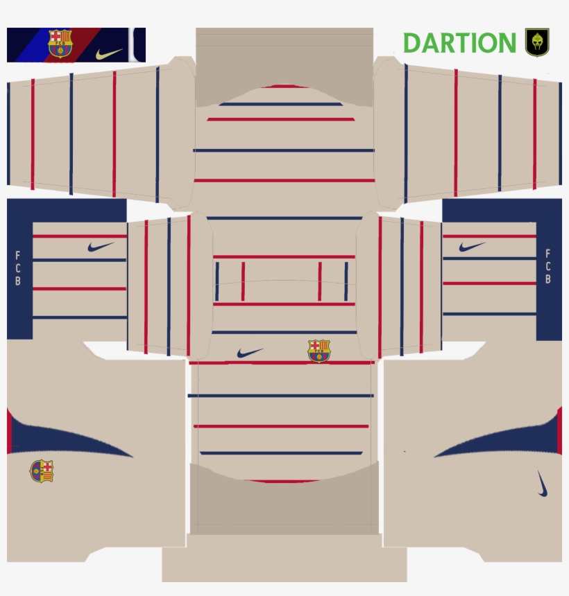 Barça Visitante - Kit Clasicos De Barcelona, transparent png #7951915