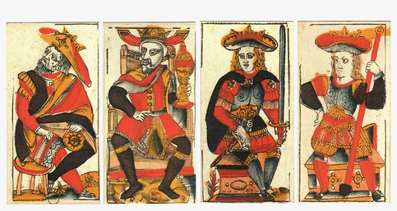 A Very Nice Example With Four Distict Kings, We Find - King Of Cups, transparent png #7952076