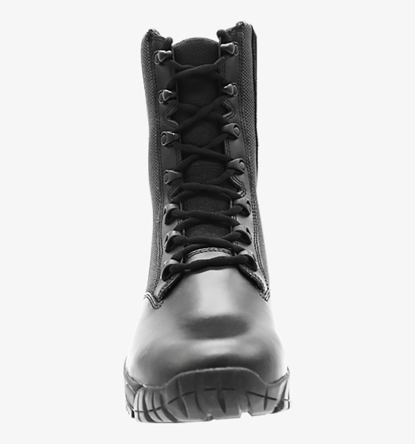 Side Zip Black Tactical Boots 8" Front Laces Altai - Steel-toe Boot, transparent png #7952204