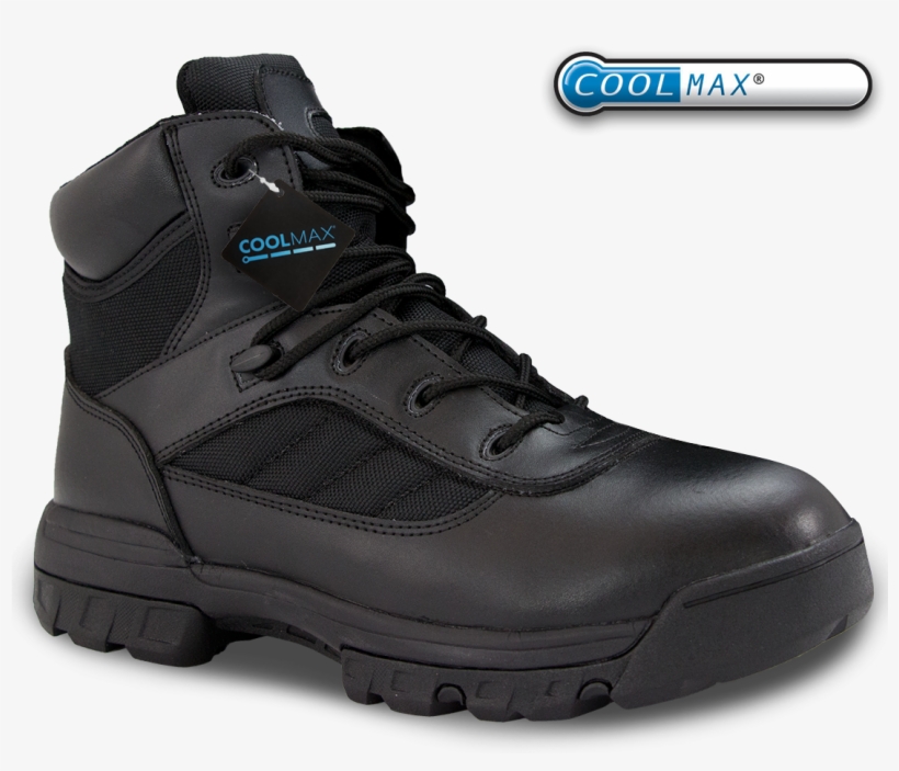 Ryno Gear 6" Coolmax Tactical Combat Side Zip Boots - Coolmax, transparent png #7952690