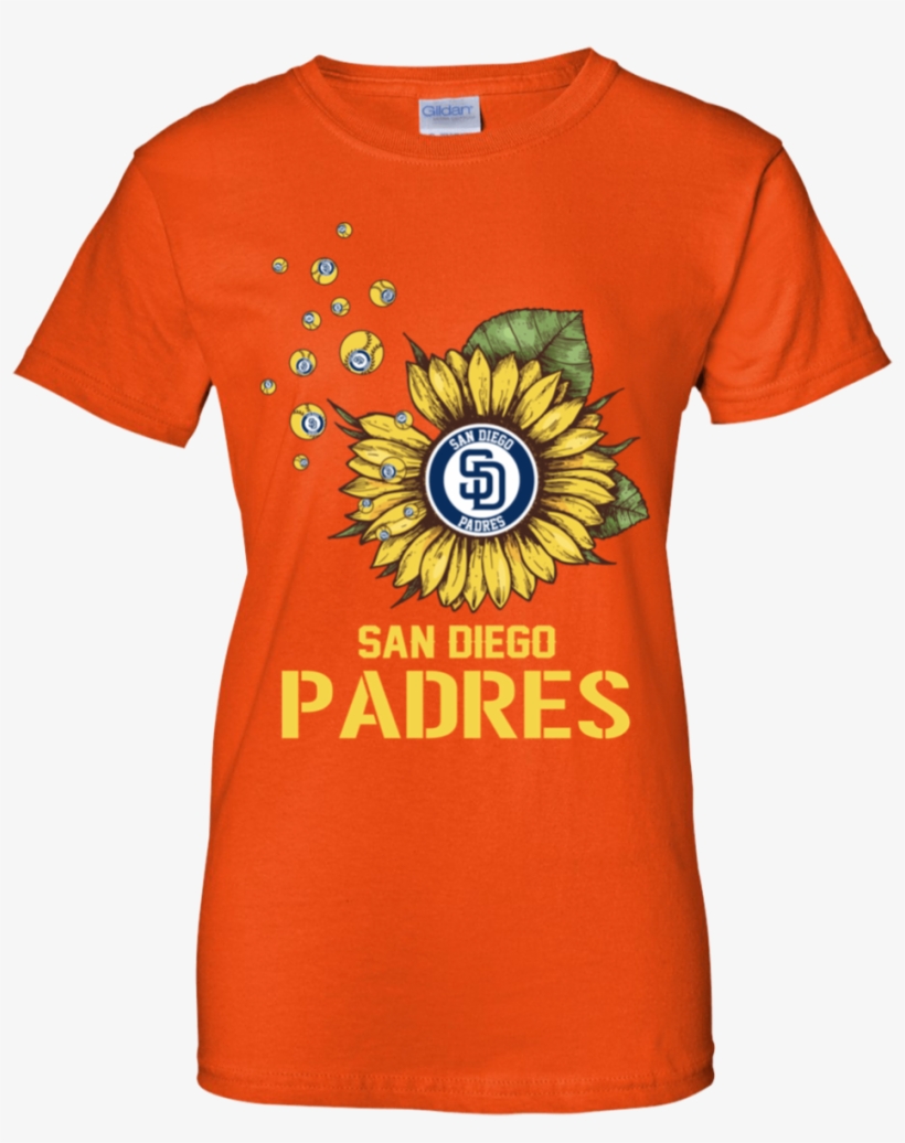 San Diego Padres Baseball Sunflower Shirts, transparent png #7952991
