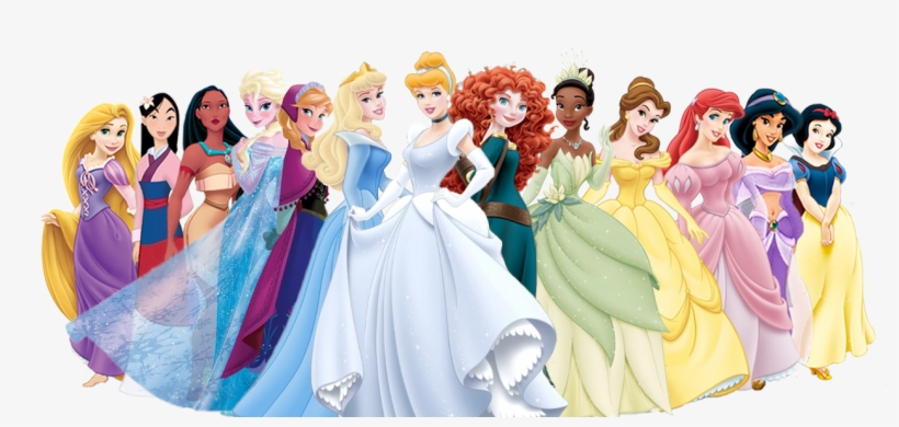 Disney Princess - Disney Princesses Side By Side, transparent png #7952994